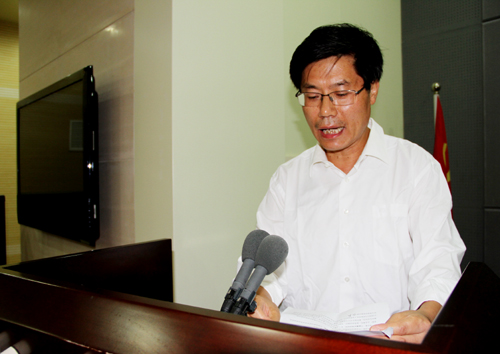 教师代表发言