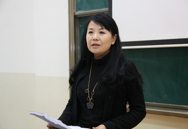 刘小淼副处长作培训安排