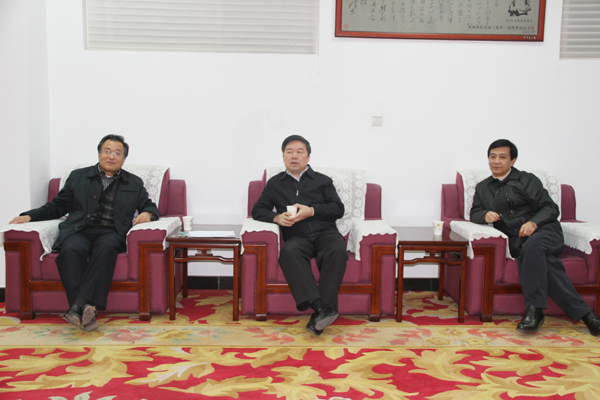 姚引良书记与米兰领导王亚杰、崔智林座谈